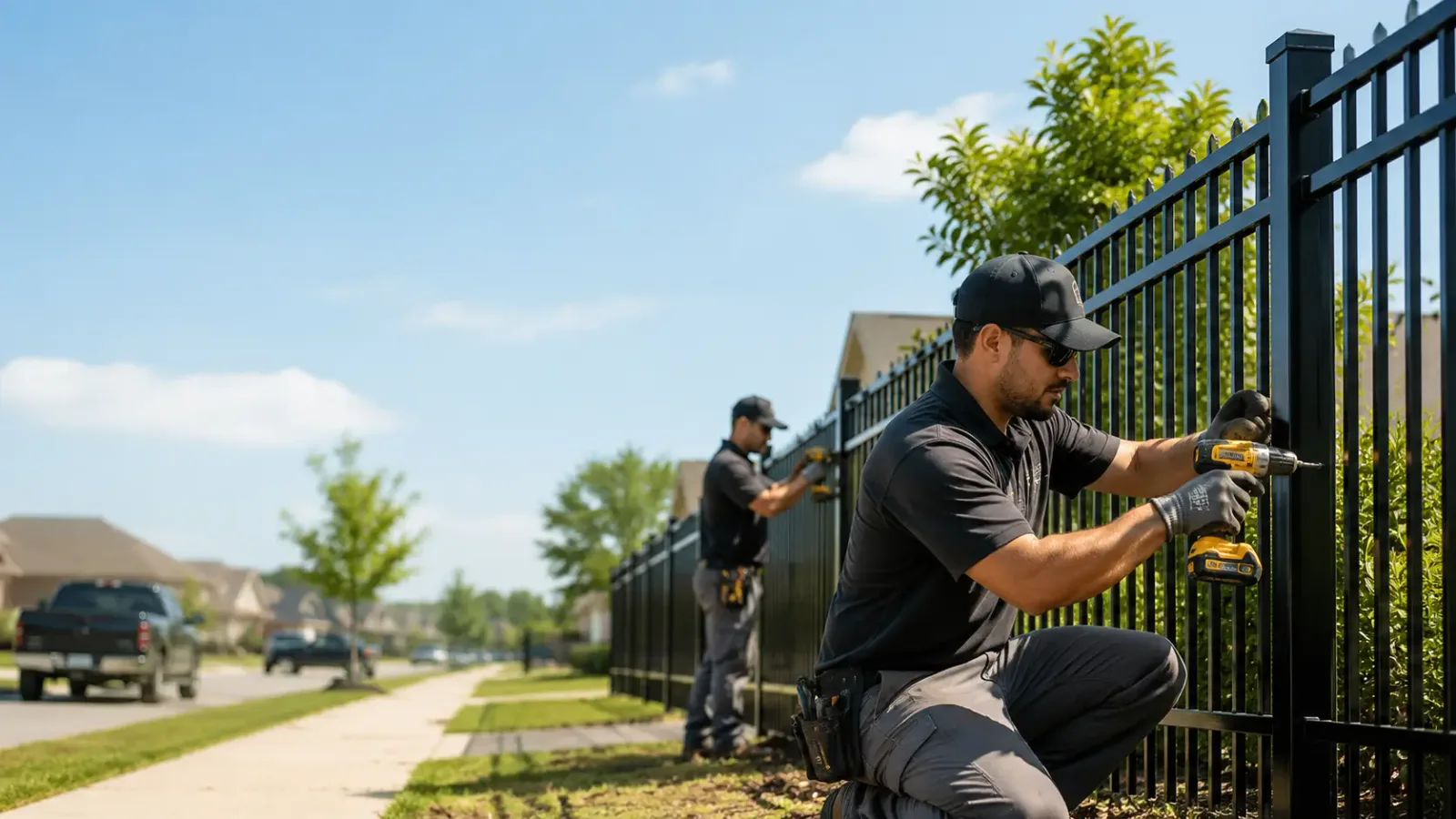 Metal Fence Installation in Collinsville, TX